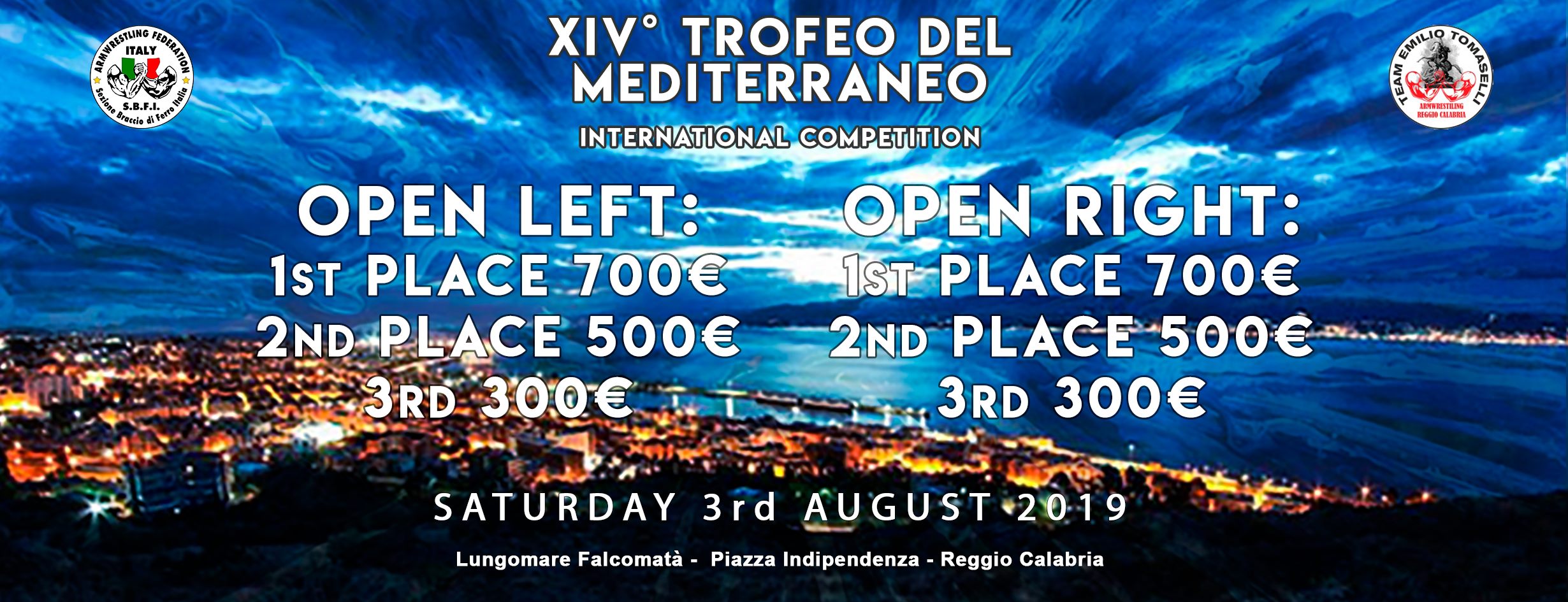 SBFI - Sezione Braccio di Ferro Italia - XIV Trofeo del Mediterraneo