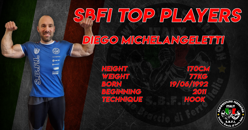 SBFI - Sezione Braccio di Ferro Italia - Top Players Diego Michelangeletti