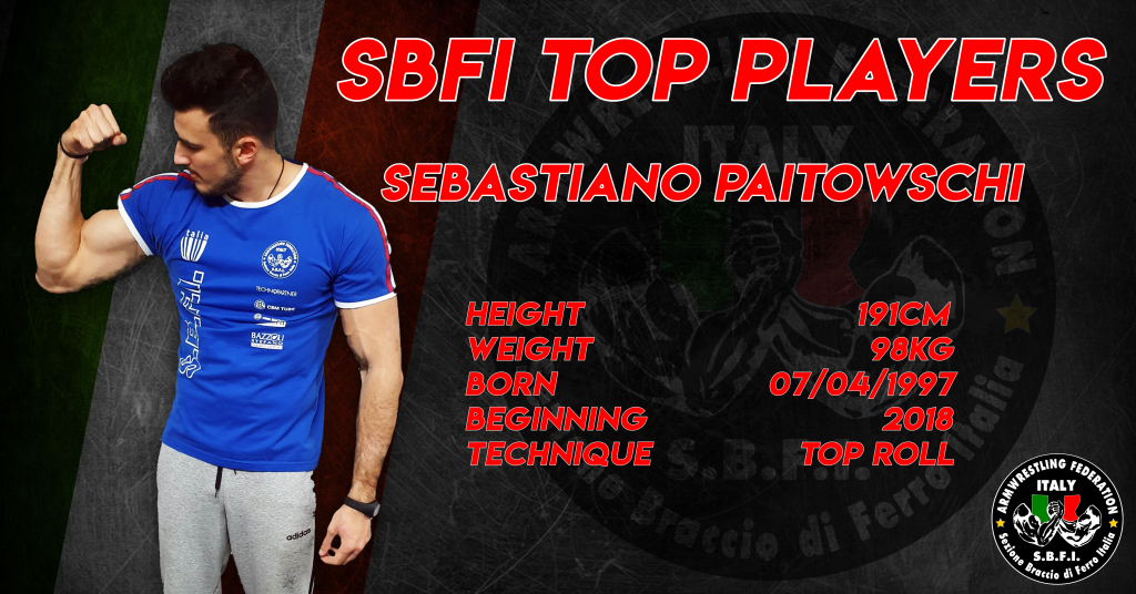 SBFI - Sezione Braccio di Ferro Italia - Top Players Sebastiano Paitowschi