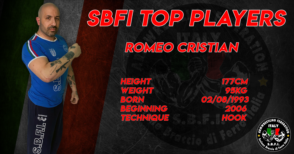 SBFI - Sezione Braccio di Ferro Italia - Top Players Cristian Romeo