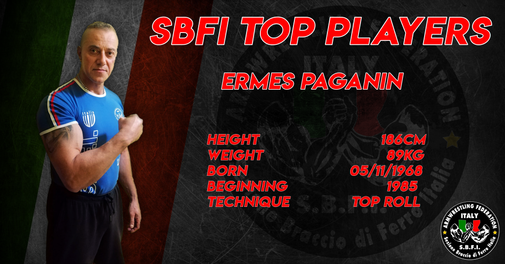 SBFI - Sezione Braccio di Ferro Italia - Top Players Ermes Paganin