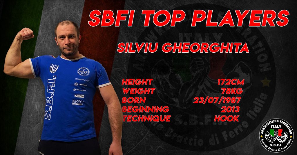 SBFI - Sezione Braccio di Ferro Italia - Top Players Silviu Gheorghita