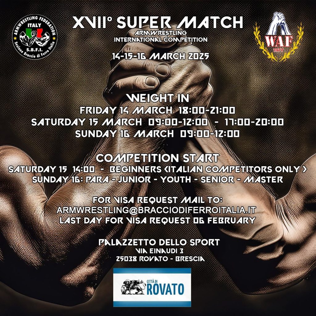 Super Match 2025 - schedule