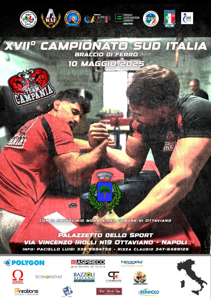 SBFI - Sezione Braccio di Ferro Italia - Campionato Sud Italia 2025