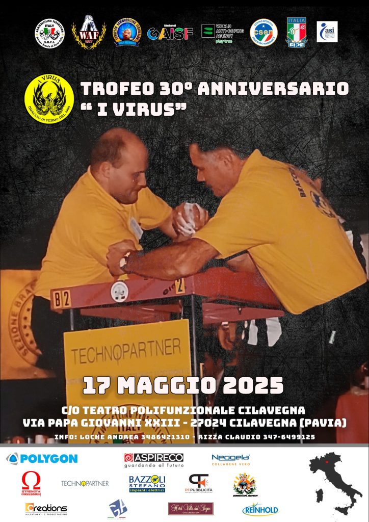 SBFI - Sezione Braccio di Ferro Italia - Trofeo 30 anniversario I Virus