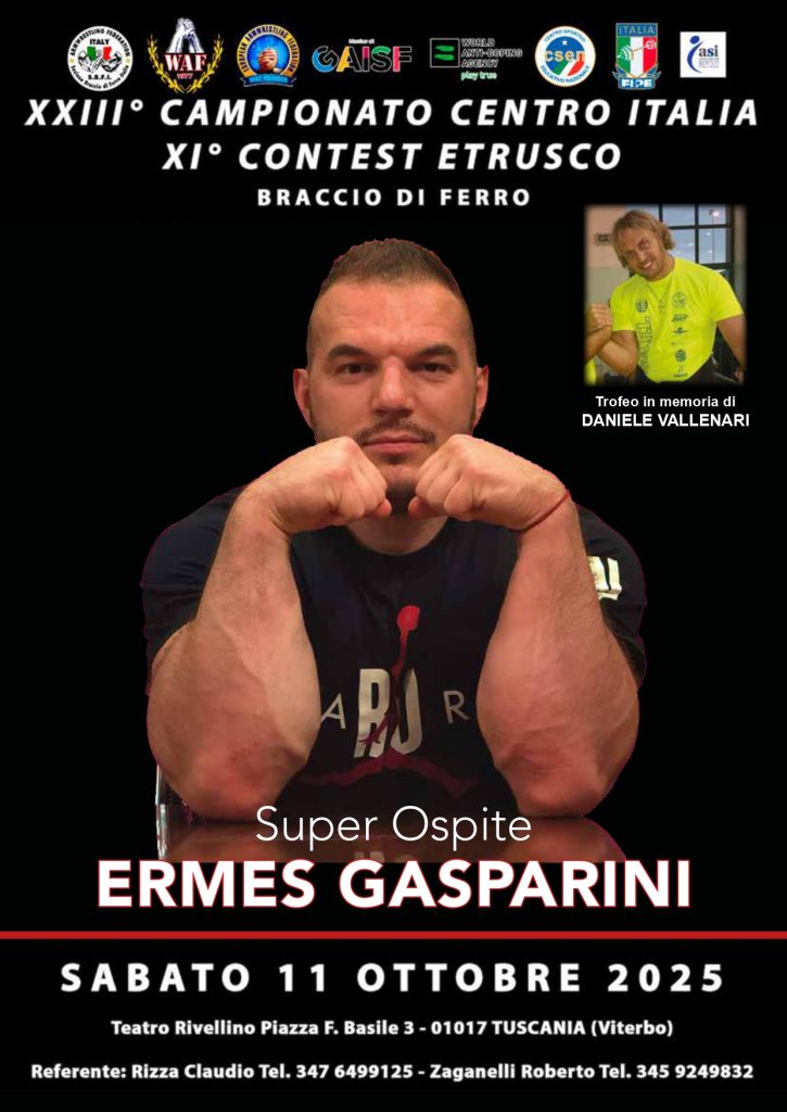 SBFI - Sezione Braccio di Ferro Italia - Centro Italia 2025