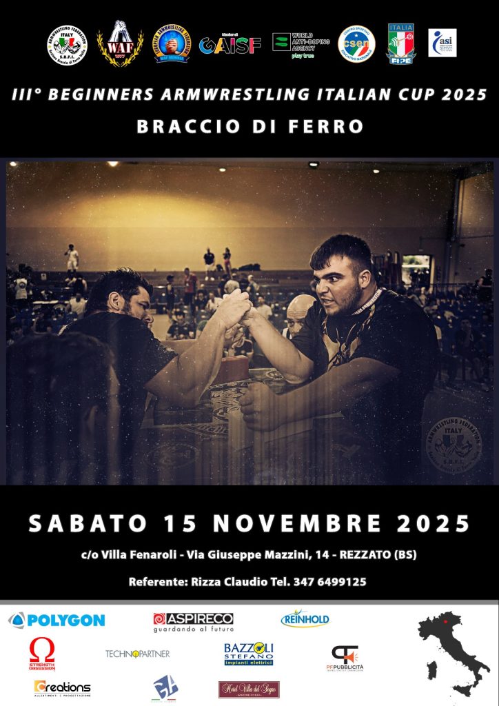 SBFI - Sezione Braccio di Ferro Italia - Beginners Cup 2025