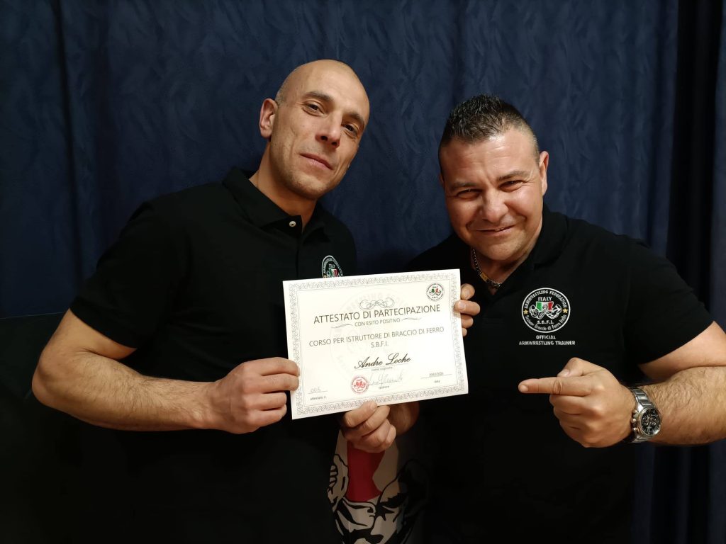 SBFI - Sezione Braccio di Ferro Italia - Istruttori Cerificati di Primo Livello