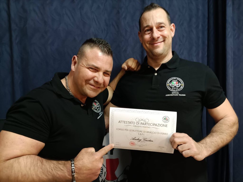 SBFI - Sezione Braccio di Ferro Italia - Istruttori Cerificati di Primo Livello