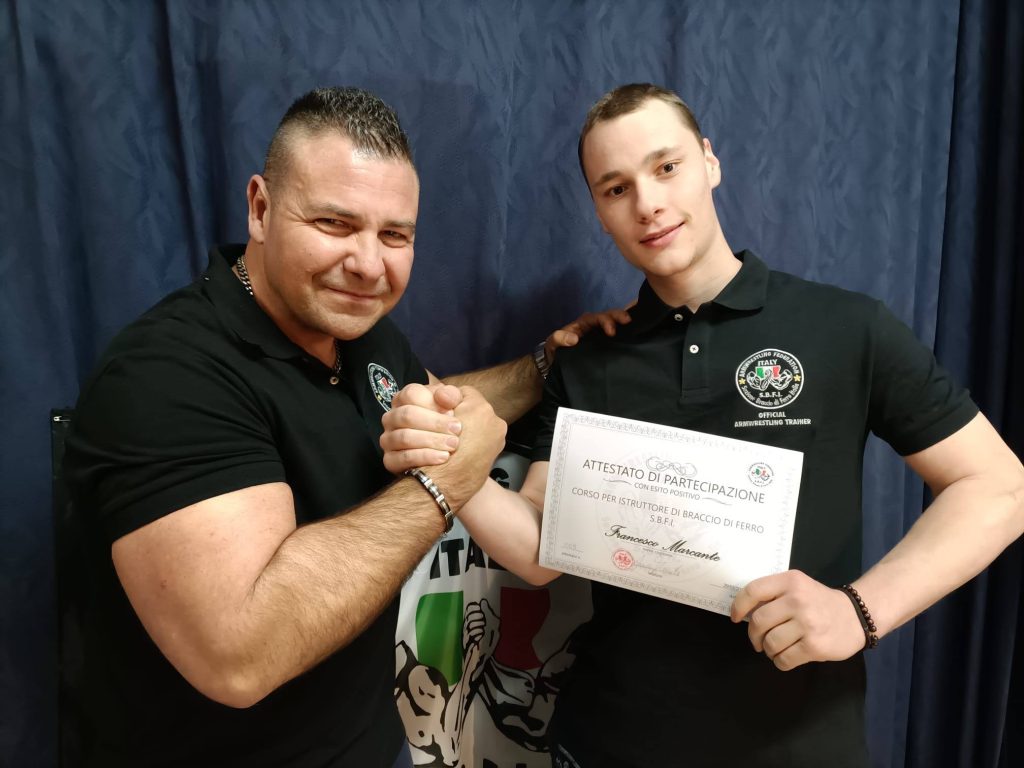 SBFI - Sezione Braccio di Ferro Italia - Istruttori Cerificati di Primo Livello