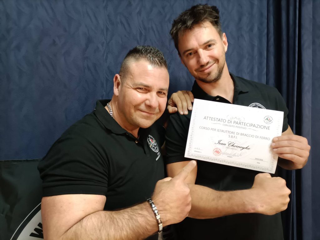 SBFI - Sezione Braccio di Ferro Italia - Istruttori Cerificati di Primo Livello