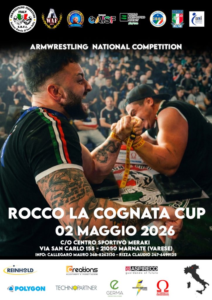SBFI - Sezione Braccio di Ferro Italia - Rocco La Cognata Cup