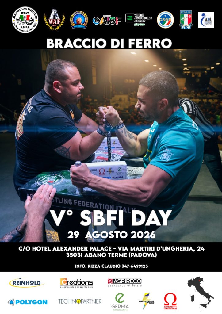 SBFI - Sezione Braccio di Ferro Italia - SBFI Day 2026