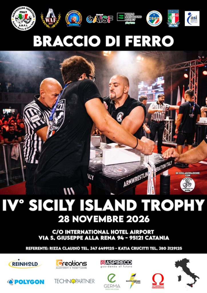 SBFI - Sezione Braccio di Ferro Italia - Sicily Island Trophy 2026